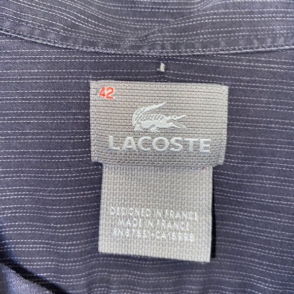 Lacoste Dress Shirt in Excellent Condition - Picture 3 of 5